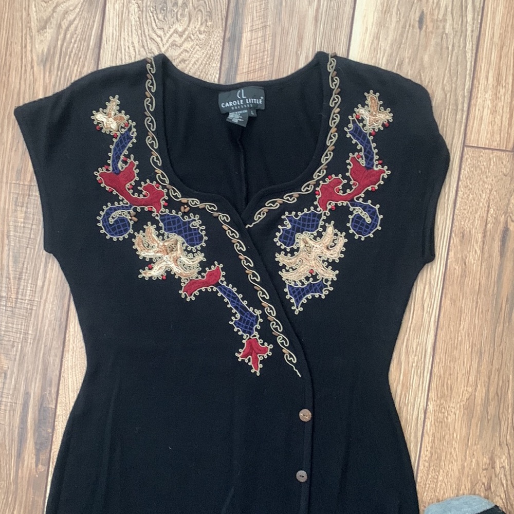 Vintage beaded and embroidered dress
